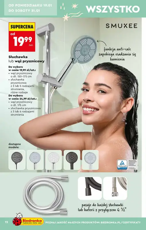 Biedronka - gazetka promocyjna Hity i inspiracje od soboty 17.01 do środy 04.02 - strona 12