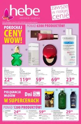 Hebe - gazetka promocyjna Gazetka od piątku 16.01 do piątku 30.01