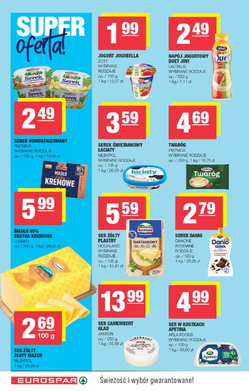 SPAR - gazetka promocyjna Gazetka Eurospar od środy 21.01 do niedzieli 01.02 - strona 4