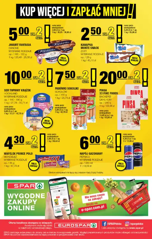 SPAR - gazetka promocyjna Gazetka Eurospar od środy 21.01 do niedzieli 01.02 - strona 16