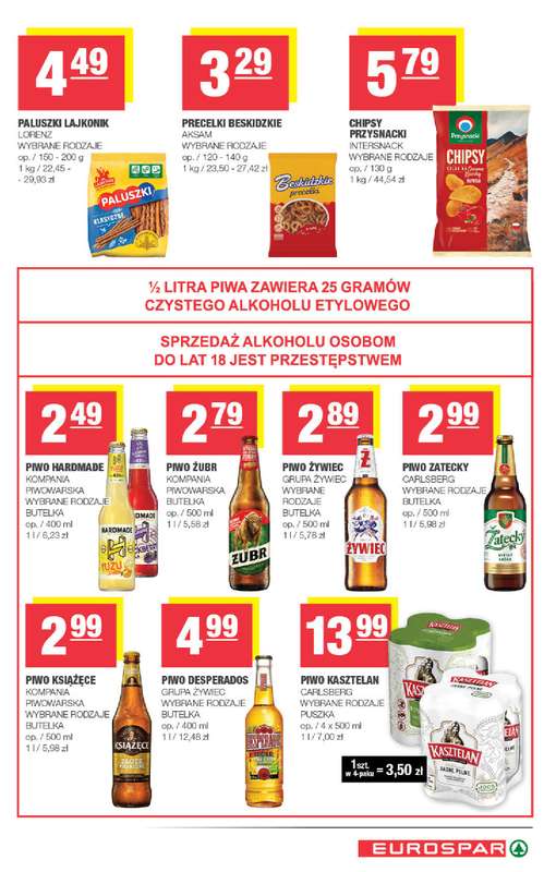 SPAR - gazetka promocyjna Gazetka Eurospar od środy 21.01 do niedzieli 01.02 - strona 15