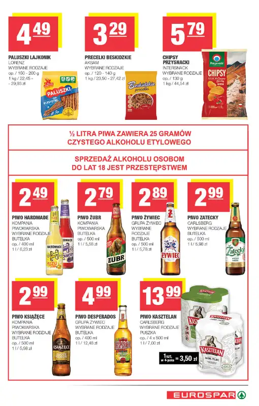 SPAR - gazetka promocyjna Gazetka Eurospar od środy 21.01 do niedzieli 01.02 - strona 15