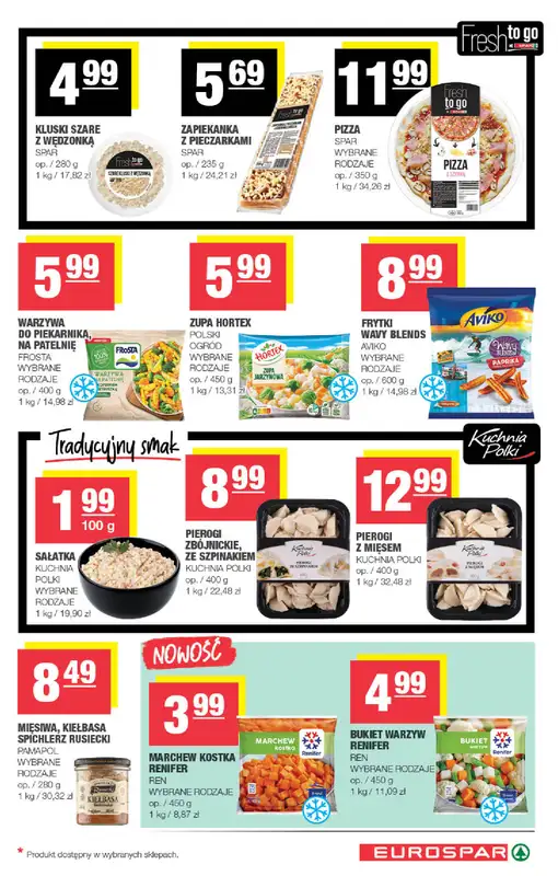 SPAR - gazetka promocyjna Gazetka Eurospar od środy 21.01 do niedzieli 01.02 - strona 9