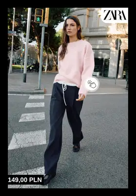 Zara - gazetka promocyjna Dzianina dla niej – ciepło na chłodne dni od piątku 16.01  - strona 4