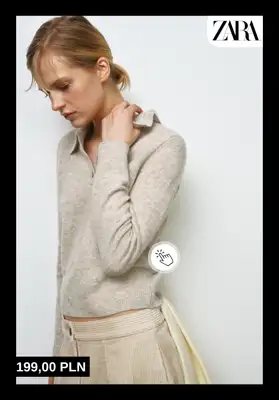 Zara - gazetka promocyjna Dzianina dla niej – ciepło na chłodne dni od piątku 16.01  - strona 8