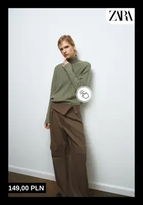 Zara - gazetka promocyjna Dzianina dla niej – ciepło na chłodne dni od piątku 16.01  - strona 10