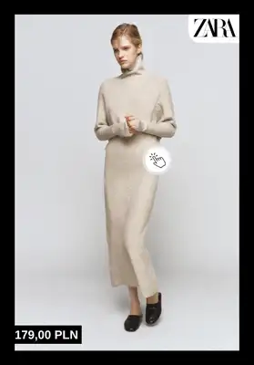 Zara - gazetka promocyjna Dzianina dla niej – ciepło na chłodne dni od piątku 16.01  - strona 6