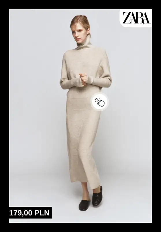 Zara - gazetka promocyjna Dzianina dla niej – ciepło na chłodne dni od piątku 16.01  - strona 6