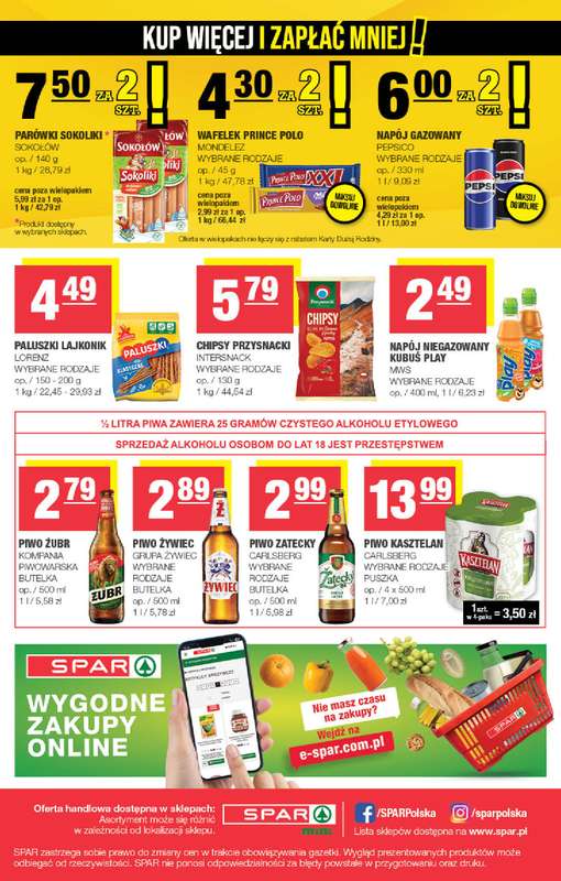 SPAR - gazetka promocyjna Gazetka Spar Mini od środy 21.01 do niedzieli 01.02 - strona 4