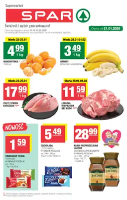SPAR - gazetka promocyjna Gazetka Spar od środy 21.01 do niedzieli 01.02