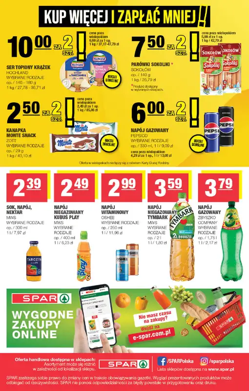 SPAR - gazetka promocyjna Gazetka Spar od środy 21.01 do niedzieli 01.02 - strona 8