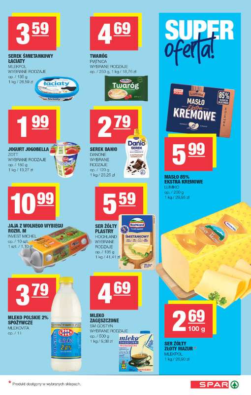 SPAR - gazetka promocyjna Gazetka Spar od środy 21.01 do niedzieli 01.02 - strona 3