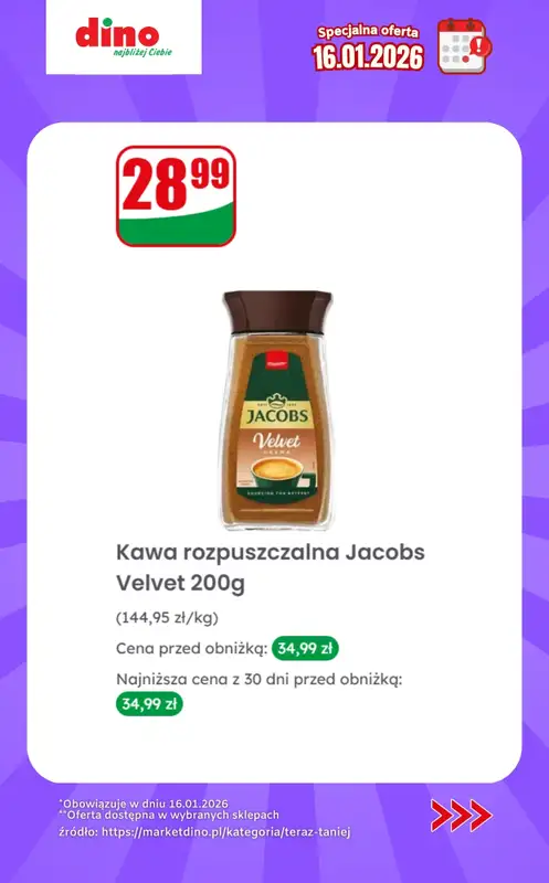 Dino - gazetka promocyjna Specjalna oferta na 16.01.2026 - promocje spoza gazetki od piątku 16.01 do piątku 16.01 - strona 6