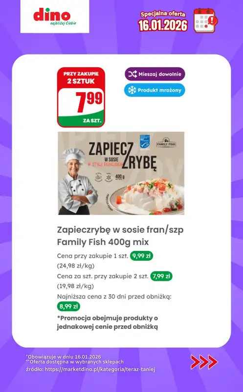 Dino - gazetka promocyjna Specjalna oferta na 16.01.2026 - promocje spoza gazetki od piątku 16.01 do piątku 16.01 - strona 11