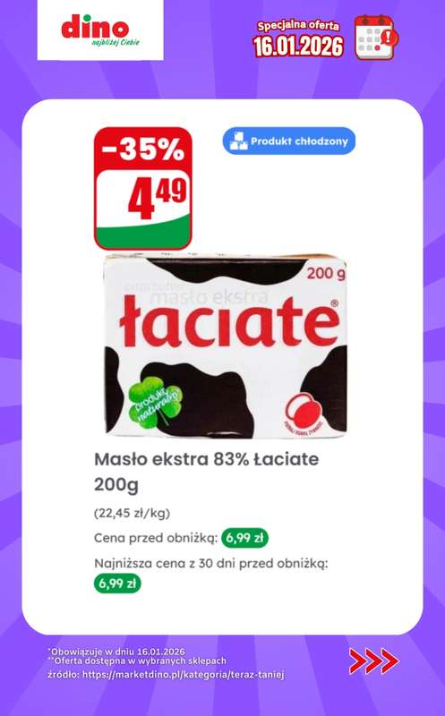 Dino - gazetka promocyjna Specjalna oferta na 16.01.2026 - promocje spoza gazetki od piątku 16.01 do piątku 16.01 - strona 4