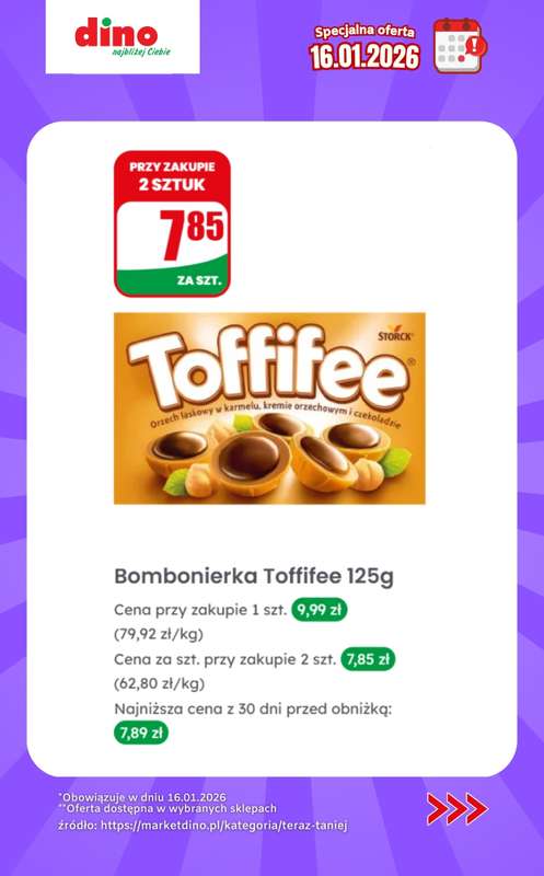 Dino - gazetka promocyjna Specjalna oferta na 16.01.2026 - promocje spoza gazetki od piątku 16.01 do piątku 16.01 - strona 7