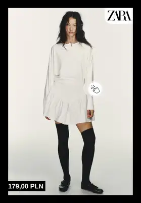 Zara - gazetka promocyjna Sukienki z nowej kolekcji od soboty 17.01  - strona 5