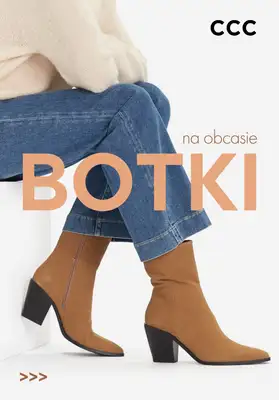 CCC - gazetka promocyjna Botki na obcasie - PROMOCJE od piątku 16.01 