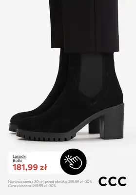 CCC - gazetka promocyjna Botki na obcasie - PROMOCJE od piątku 16.01  - strona 8
