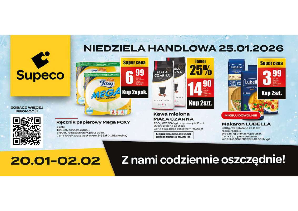 Supeco - gazetka promocyjna BLB od wtorku 20.01 do poniedziałku 02.02