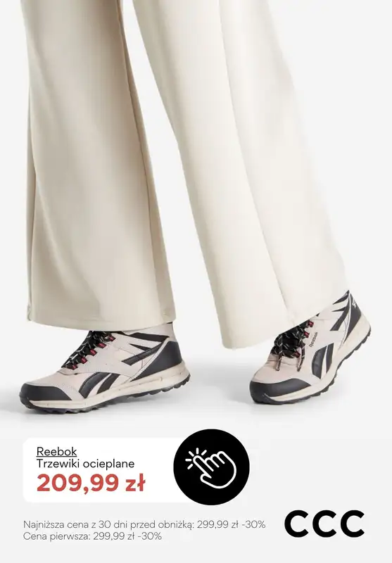 CCC - gazetka promocyjna Obuwie marki REEBOK w super cenach od niedzieli 18.01  - strona 9