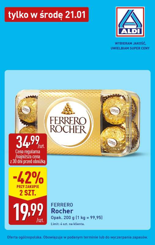 Aldi - gazetka promocyjna Najlepsze oferty na środę w Aldi! od środy 21.01 do środy 21.01 - strona 4