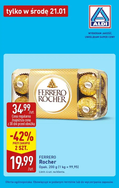 Aldi - gazetka promocyjna Najlepsze oferty na środę w Aldi! od środy 21.01 do środy 21.01 - strona 4
