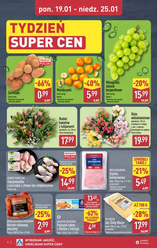 Aldi - gazetka promocyjna Wybieram Aldi na tani weekend!   - strona 2