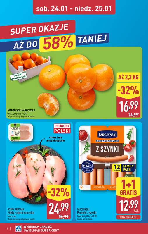 Aldi - gazetka promocyjna Wybieram Aldi na tani weekend! od czwartku 22.01 do niedzieli 25.01 - strona 4