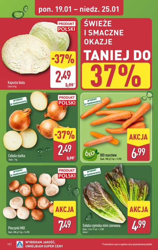 Aldi - gazetka promocyjna Wybieram Aldi na tani weekend! od czwartku 22.01 do niedzieli 25.01 - strona 10
