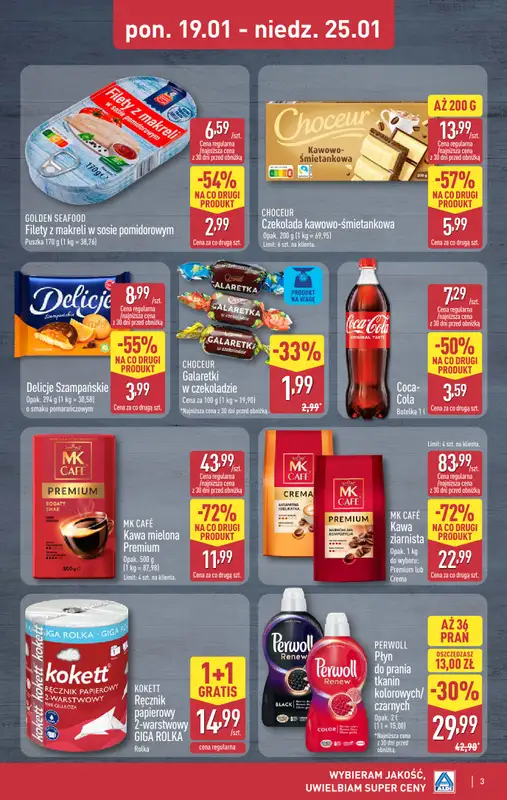 Aldi - gazetka promocyjna Wybieram Aldi na tani weekend!   - strona 3