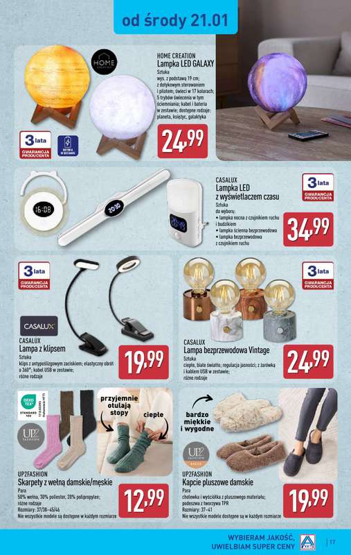 Aldi - gazetka promocyjna Pełny katalog! od poniedziałku 19.01 do niedzieli 25.01 - strona 17