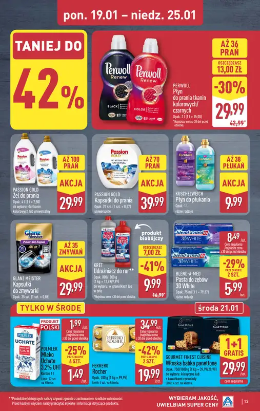 Aldi - gazetka promocyjna Pełny katalog! od poniedziałku 19.01 do niedzieli 25.01 - strona 13