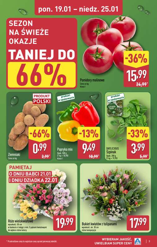 Aldi - gazetka promocyjna Pełny katalog! od poniedziałku 19.01 do niedzieli 25.01 - strona 3