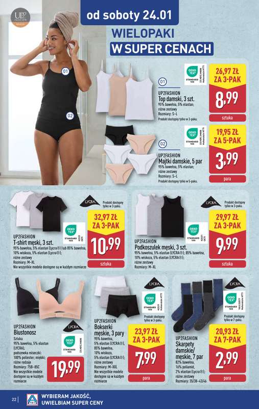 Aldi - gazetka promocyjna Pełny katalog! od poniedziałku 19.01 do niedzieli 25.01 - strona 22