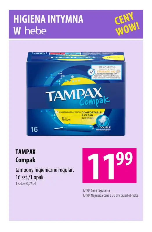 Hebe - gazetka promocyjna Higiena intymna - PROMOCJE od piątku 16.01 do piątku 30.01 - strona 2