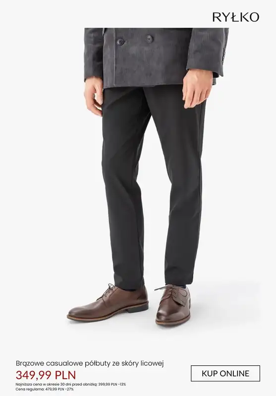 Ryłko - gazetka promocyjna Business Casual - kolekcja męska od niedzieli 18.01  - strona 9