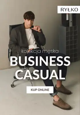 Ryłko - gazetka promocyjna Business Casual - kolekcja męska od niedzieli 18.01 
