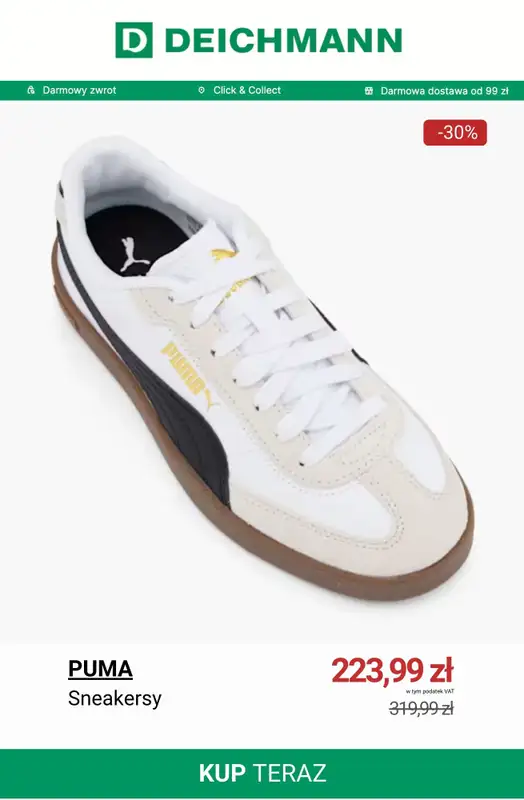 Deichmann - gazetka promocyjna Do -50% na sneakersy damskie od piątku 16.01  - strona 10