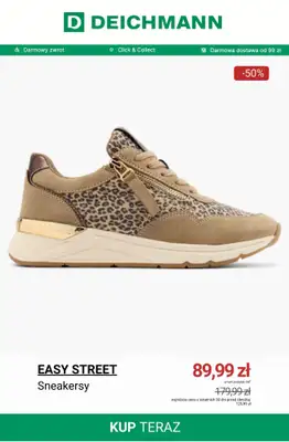 Deichmann - gazetka promocyjna Do -50% na sneakersy damskie od piątku 16.01  - strona 9