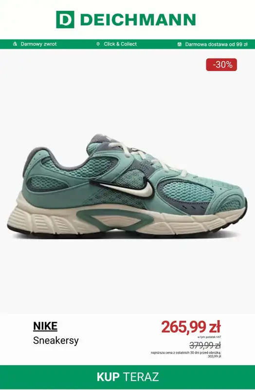 Deichmann - gazetka promocyjna Do -50% na sneakersy damskie od piątku 16.01  - strona 3