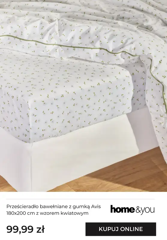 home&you - gazetka promocyjna Tekstylia sypialniane - motyw kwiatów od piątku 16.01 do niedzieli 25.01 - strona 12