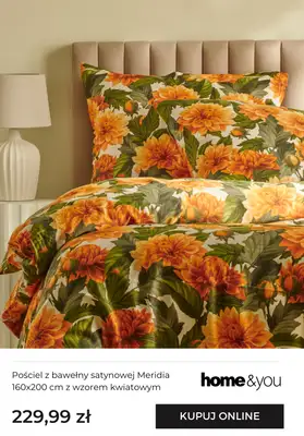 home&you - gazetka promocyjna Tekstylia sypialniane - motyw kwiatów od piątku 16.01 do niedzieli 25.01 - strona 3