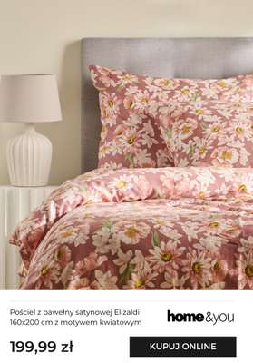 Pościel z bawełny satynowej Elizaldi 160x200 cm z motywem kwiatowym
