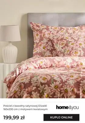 home&you - gazetka promocyjna Tekstylia sypialniane - motyw kwiatów od piątku 16.01 do niedzieli 25.01 - strona 7