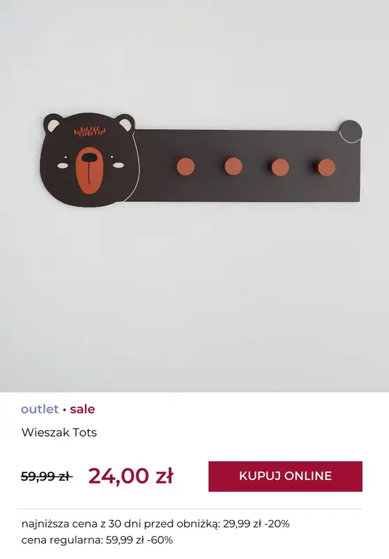 home&you - gazetka promocyjna SALE pokój dziecięcy od soboty 17.01 do niedzieli 25.01 - strona 10