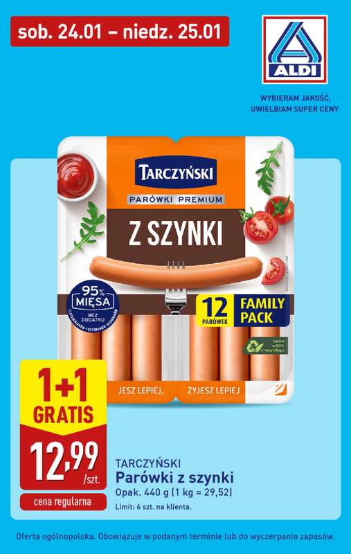 Aldi - gazetka promocyjna Wybieram Aldi na tani weekend! od soboty 24.01 do niedzieli 25.01 - strona 6