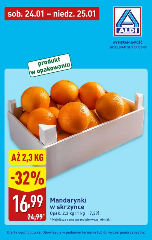 Aldi - gazetka promocyjna Wybieram Aldi na tani weekend! od soboty 24.01 do niedzieli 25.01 - strona 4