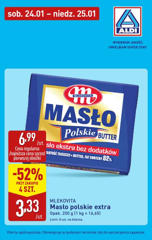 Aldi - gazetka promocyjna Wybieram Aldi na tani weekend! od soboty 24.01 do niedzieli 25.01 - strona 2