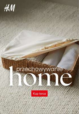 H&M - gazetka promocyjna HOME: przechowywanie od niedzieli 18.01 